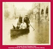 Granada Street Flooded, 1944 Courtesy of the St. Augustine Historical Society Library