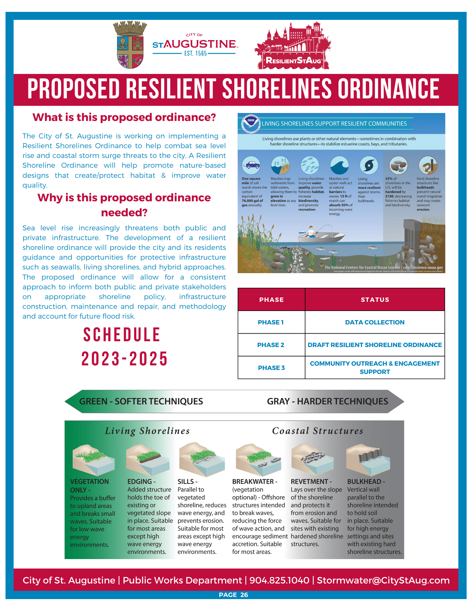 Proposed Resilient Shoreline Ordinance Fact Sheet (PDF)